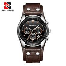 Ben Nevis BN6017G 2020 New Fashion  Watch Men Military Leather Strap Quartz Watch Male Business Clock Relogio Masculino Gift